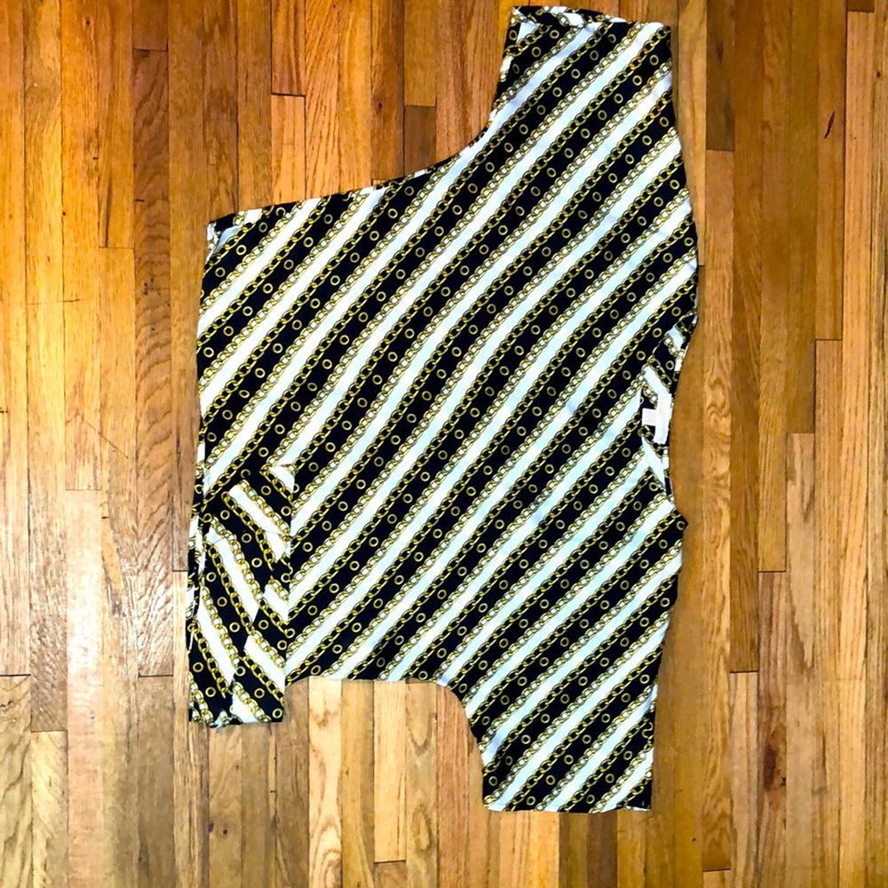 MICHAEL KORS // chain design shirt, side tie